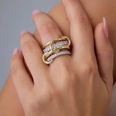 ジュノダイヤモンドスタックリング