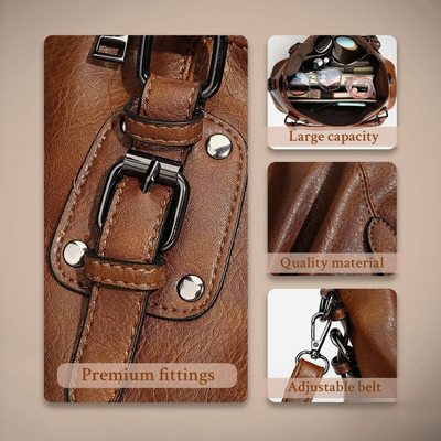 シエナの優雅な魅力 | エレガントなショルダーバッグ