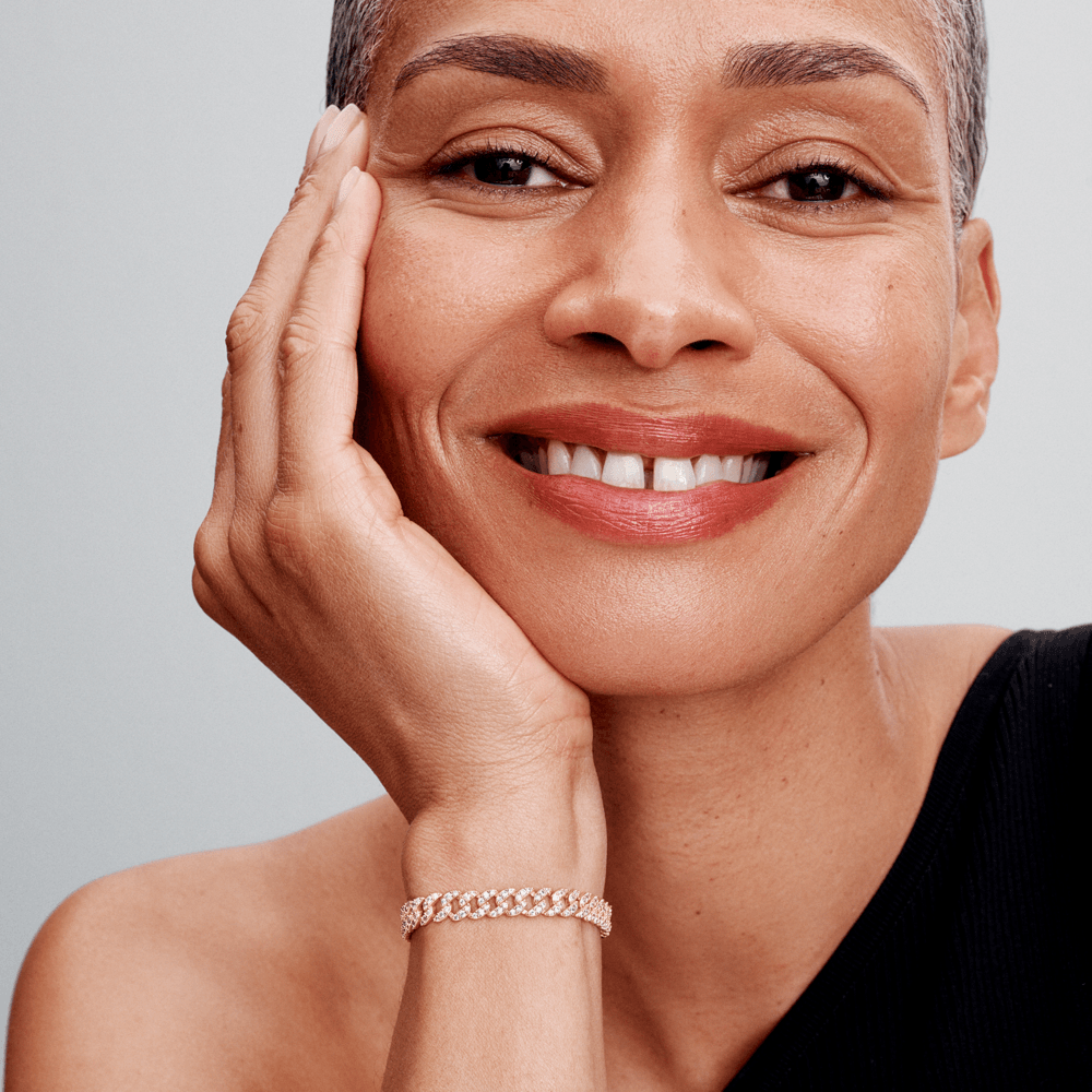 時を超えたパーヴェゴールドキューバンブレスレット