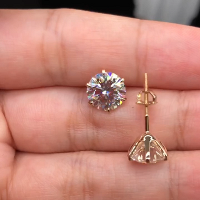 エレガント テラ ゴールド ドロップ ピアス