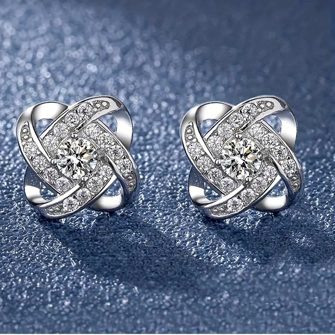 四つ葉のクローバーイヤリング