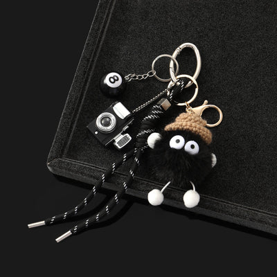 ミニ8ボールかぎ針編みビューティーバッグチャーム