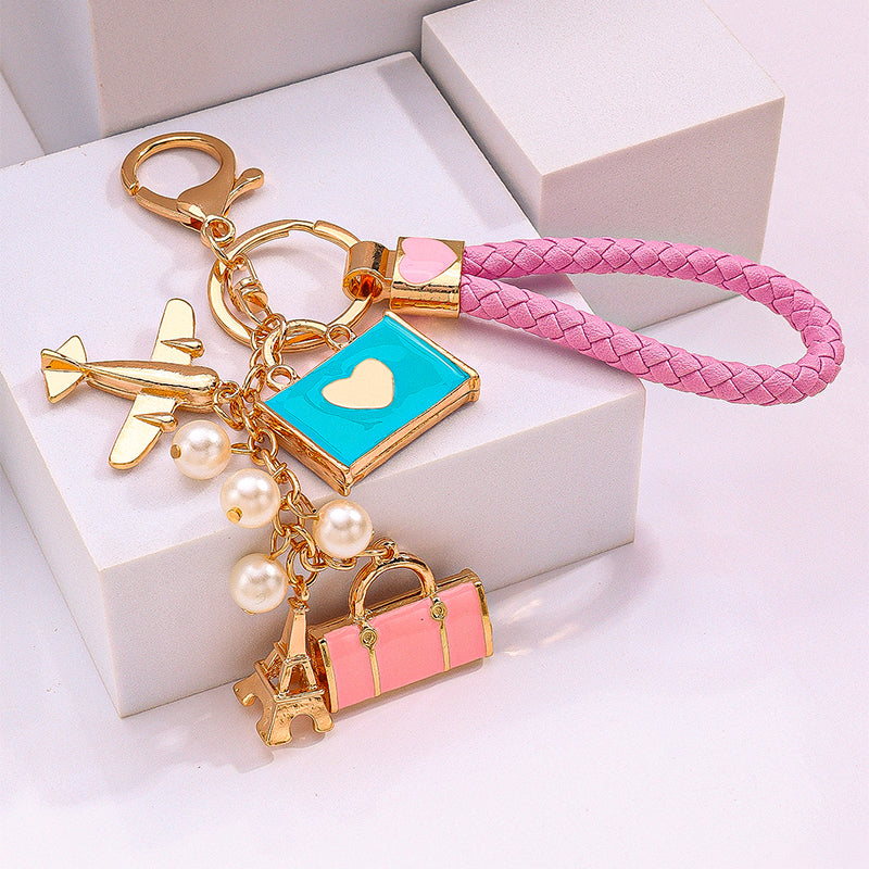 旅行テーマのバッグチャーム