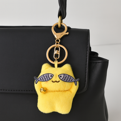 フィッシュアイテディバッグチャーム