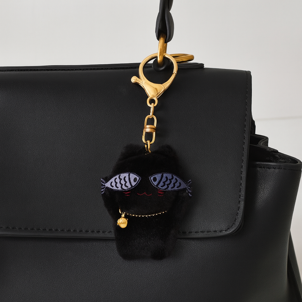 フィッシュアイテディバッグチャーム