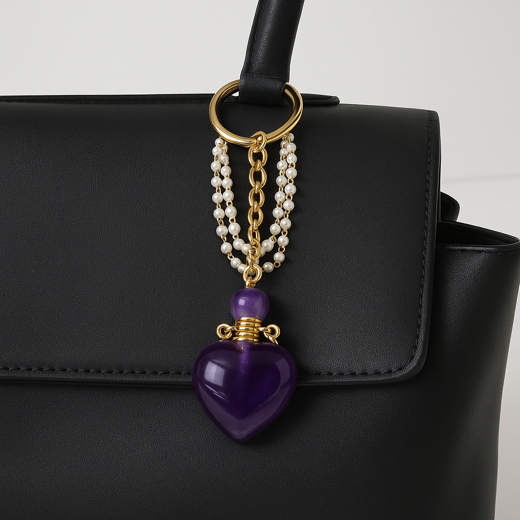 リートクォーツ香水瓶チャーム