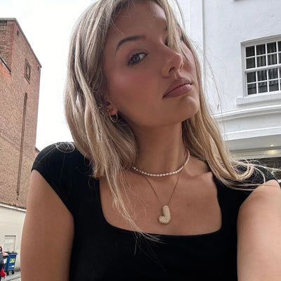 イニシャルダイヤモンドネックレス