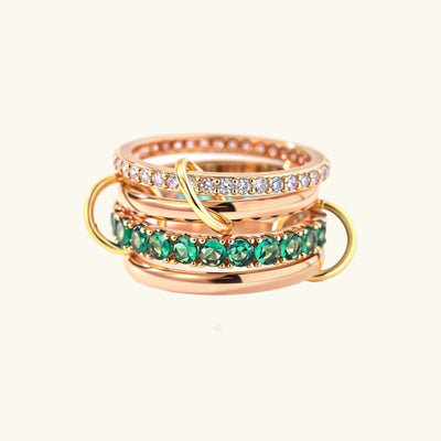 ダイヤモンドが詰まった信念のリング