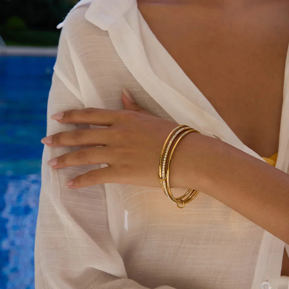 クインリー ダイヤモンド ブレスレット