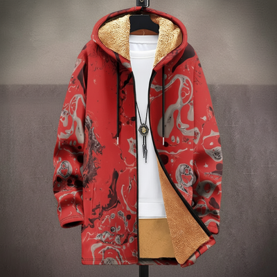 スカーレット | アートにインスパイアされたラグジュアリーカーディガン