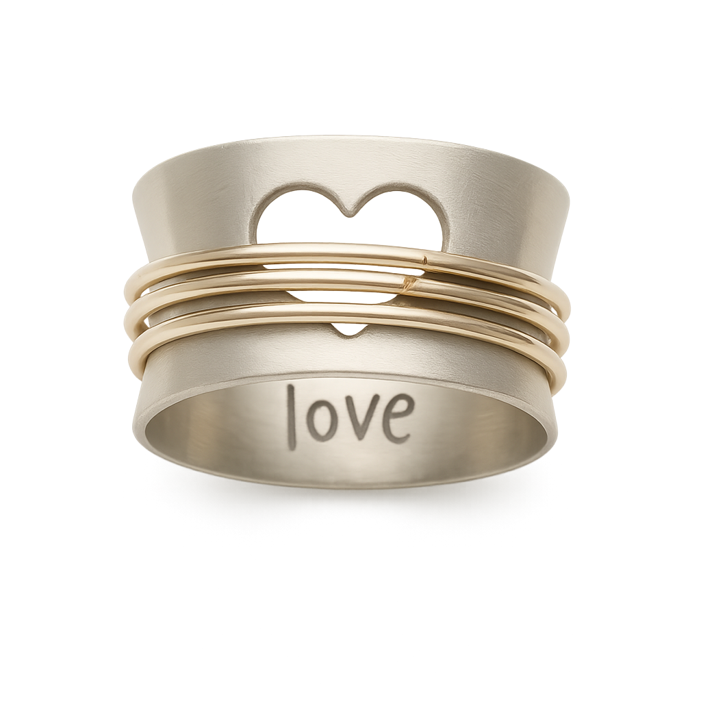 アンティーク貴重な愛情リング