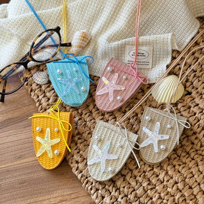 バケーション準備完了 サングラスとスカーフホルダーバッグチャーム